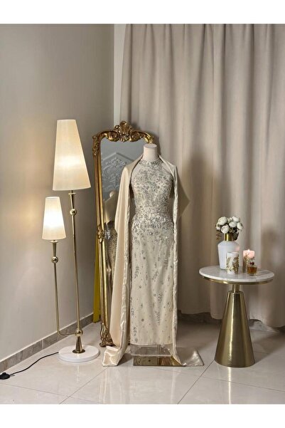 vanus fashion 6526-فستان سهرة طويل