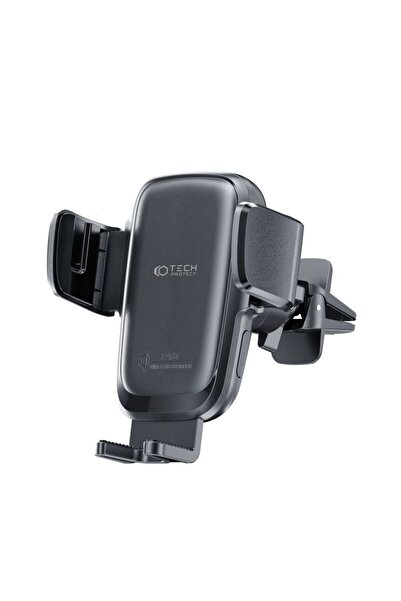 Tech-Protect Suport auto X05 cu încărcător wireless de 15W, negru