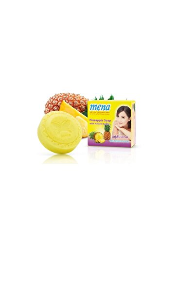 MENA Mina Natural Exfoliating Soap with Pineapple Scent, 150g