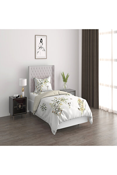 Boutique Blanche Painterly bunches 2pc comforter twin beige 150*220 cm