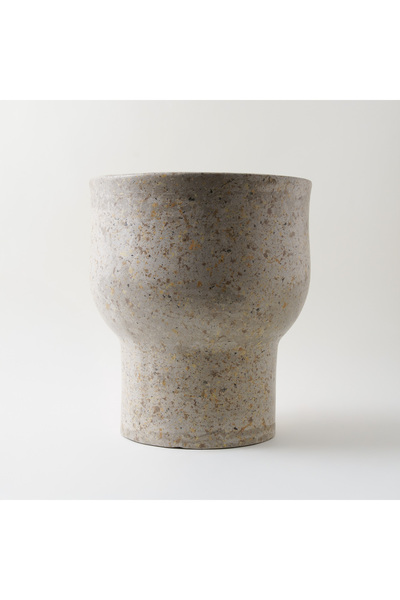 homez Kallie Vase Clay 32*32*35Cm, Grey