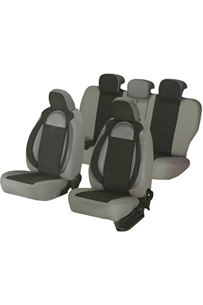 SMARTIC Smartic® car seat covers, Racing, 11 pieces, airbag compatible, folda...