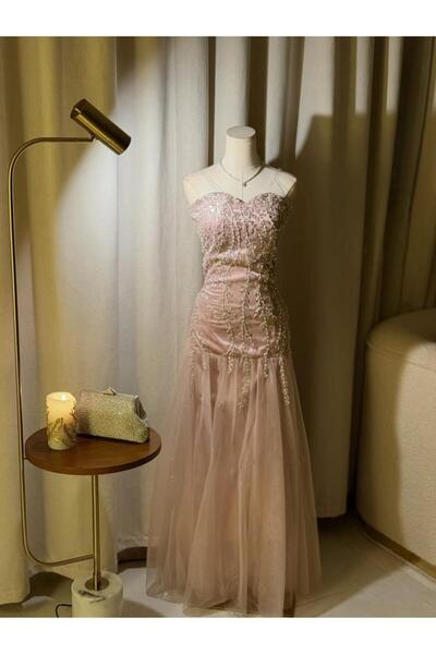 vanus fashion 6557-فستان سهرة طويل