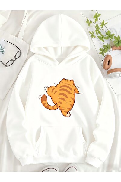 Deocept Φούτερ Unisex με τύπωμα με κουκούλα με τσέπες καγκουρό, άνετη εφαρμογ...