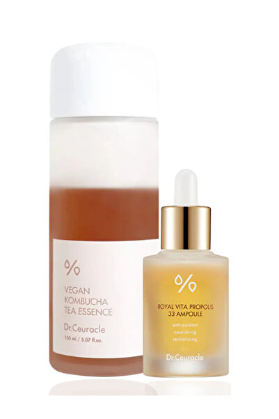Dr.Ceuracle مجموعة 33 أمبولة من خلاصة شاي الكومبوتشا النباتي + بروبوليس رويال...