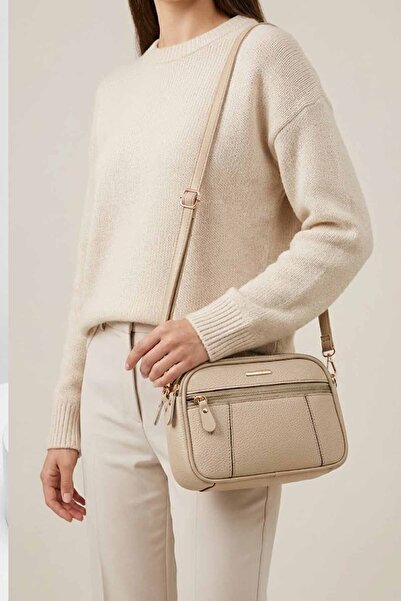 vynor atelier حقيبة كتف نسائية عملية بأربعة أقسام (الطول 16 سم × العرض 25 سم ...