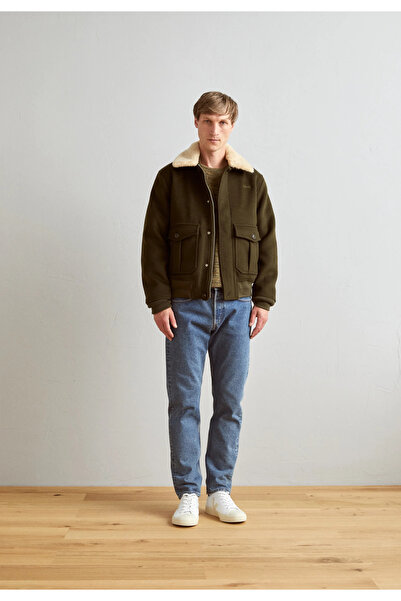 Schott NYC Men's khaki bomber jacket Airguard Schott