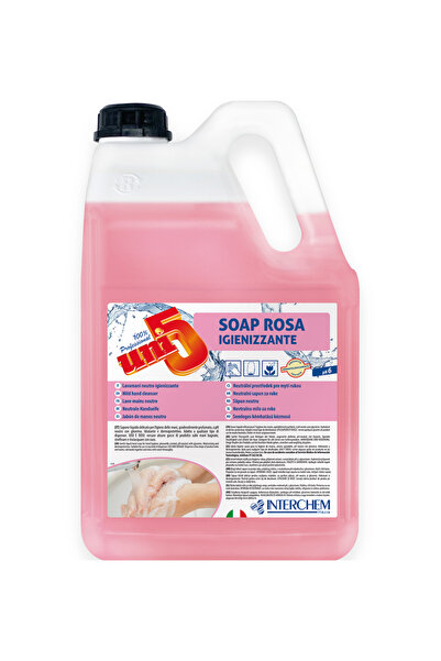 Interchem Liquid Soap for Hand Hygiene, Interchem, Uni5 Soap Rosa