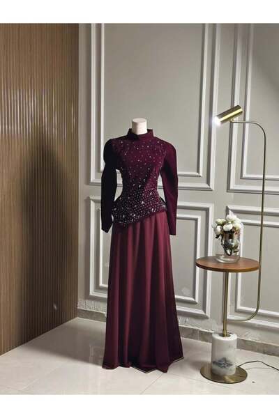 vanus fashion 6690-Long evening dress