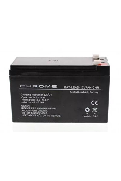 OEM Lead acid battery 12V 7Ah Chrome 151x65x95mm