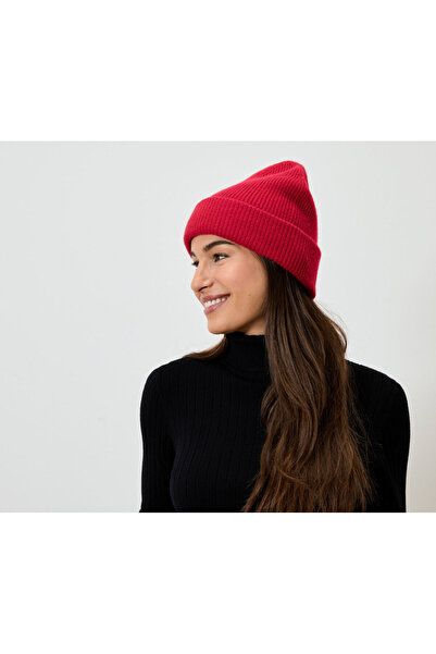 Tchibo Women's Knitted Beanie, Red