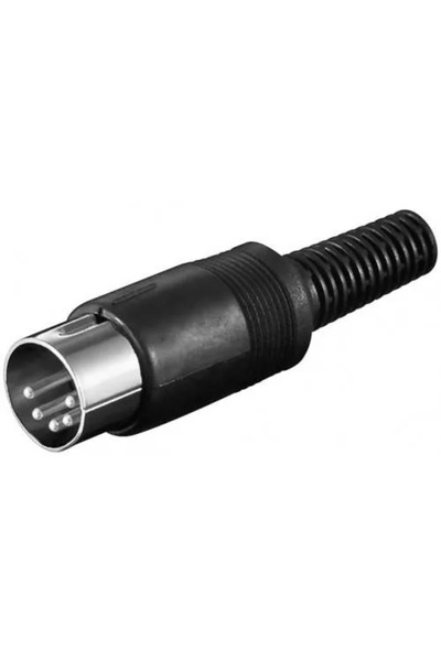 goobay 5-pin male "U" Din plug mountable on cable