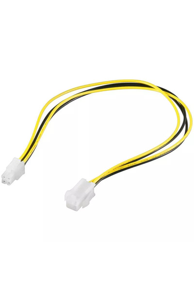 goobay Cablu prelungitor alimentare 4 pini tata mama 34cm