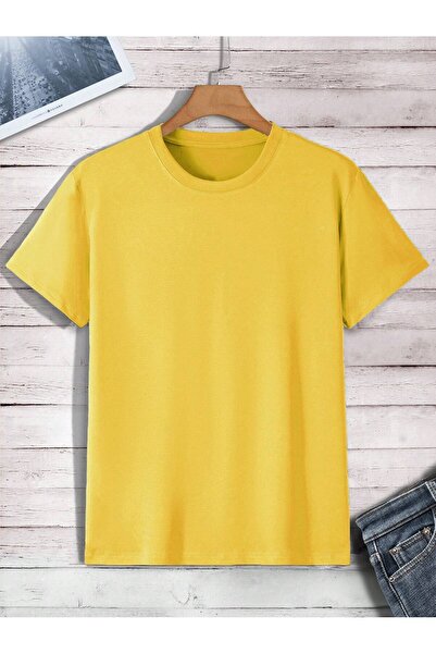 EYAX MODA TRICOU DE DAMĂ BASIC CU GULER ROTUND ȘI MÂNECĂ SCURTĂ