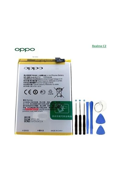Yedcom Oppo Realme 6/6i/6 Pro Blp757 Batarya Pil Pil Bandıyla Beraber