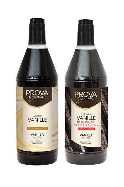 prova Gourmet 2’li Aroma Seti – Madagaskar Vanilya Özütü 1 L + Karamel & Vani...