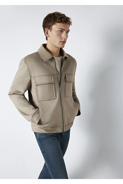 Mavi Black Pocket Detailed Mink Nubuck Jacket Regular Fit / Normal Cut 011078...