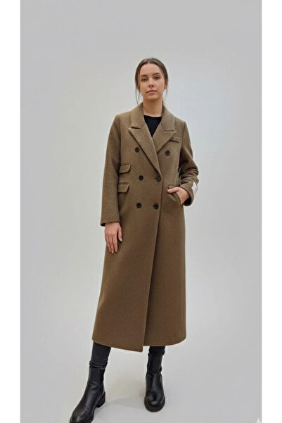 My Blog Brown Embroidered Coat - 407010