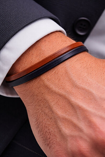 HER ŞEY NOTA www.herseynota.com سوار فورتكس – سوار رجالي من الجلد الحقيقي بتص...