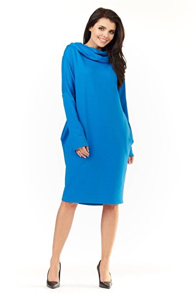 Awama Dress M152 - Blue - S/M