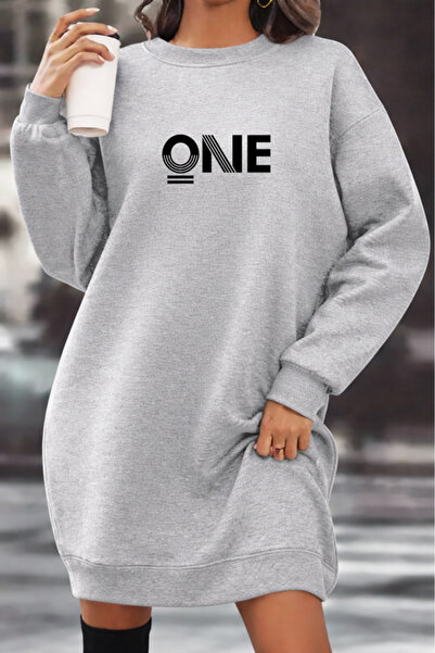 Pink Sky Unisex cu imprimeu guler rotund Swea tricou Haine