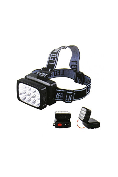 Bowie 12 Ledli Şarjlı kafa lambası kamp lambası kafa feneri av balık çadır ou...