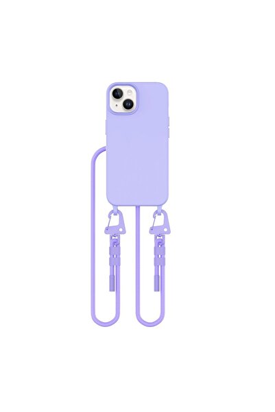 Tech-Protect Carcasă MagNecklace cu curea pentru iPhone 15 - Lavandă