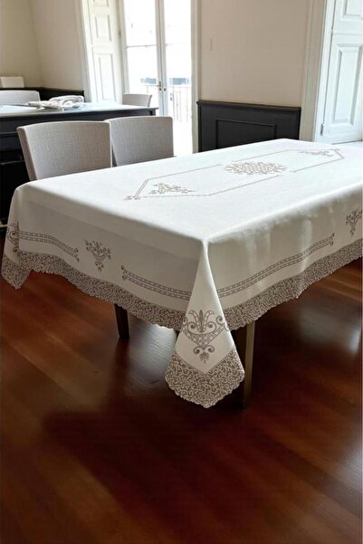 Çeyiz Diyarı Față de masă Hümay Dertsiz 150x300 cm Maro