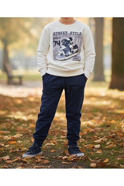 best kids Boy's Front Printed Tracksuit Set