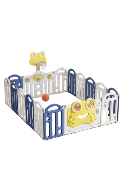 Nichiduta Garden Gardulet loc de joaca pentru copii Blue Frog, pliabil si por...