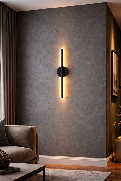 VEGA AYDINLATMA Modern Dekoratif Led Duvar Aplik 70 Cm 1 Adet Pilli