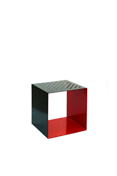 Greenmall Cubix Metal Koltuk Kırmızı