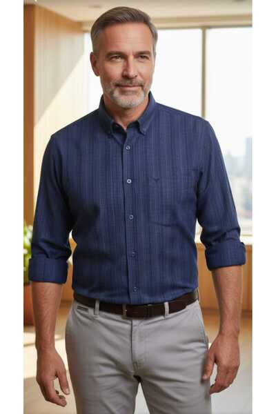 ARMA STİL New Season 100% Cotton Long Sleeve Pocketed Light Thick Fabric Clas...