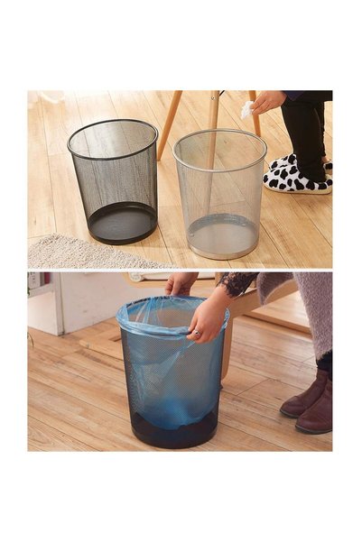 Generic Trash Can| Lightweight and Stylish | Ideal Garbage Trash Can for Home & Office Waste (Random Color)