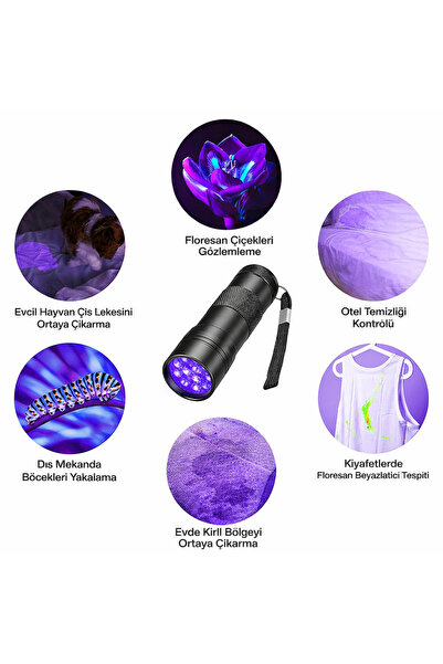 Bowie Uv kızılötesi lamba bakteri para akrep böcek tespiti için uv ışık