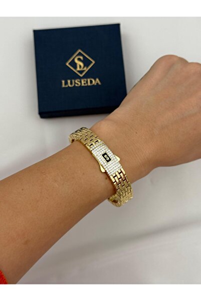 Luseda VIP Zirkon Taşlı Gurmet Kelepçe Bileklik