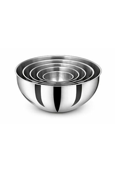 Net Çelik Mayonez Kasesi Karıştırma Çırpma Kabı 16 Cm 1 Lt.