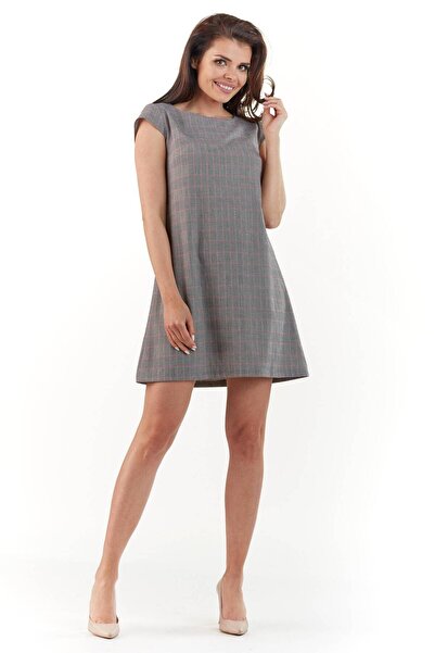 Awama Dress M168 - Grid - L