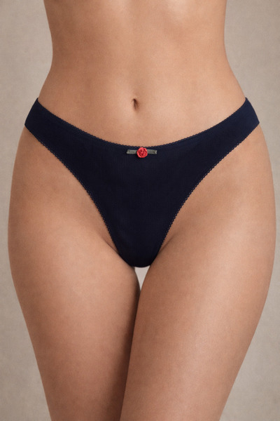 CALERA Kadın Çiçek Desenli Bikini Külot