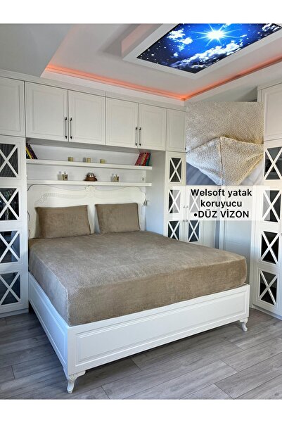 Şahaneev Tekstil Düz Model Welsoft Yumuşak Kış Aylarının Vazgeçilmez Yatak Ko...