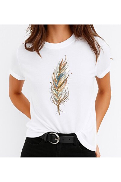 OEM Women's T-shirt 100% Cotton Golden Petal