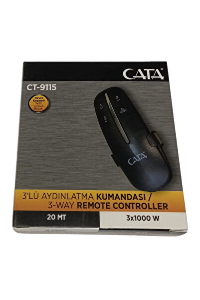 Cata 3LÜ AYDINLATMA KUMANDASI - CT-9115