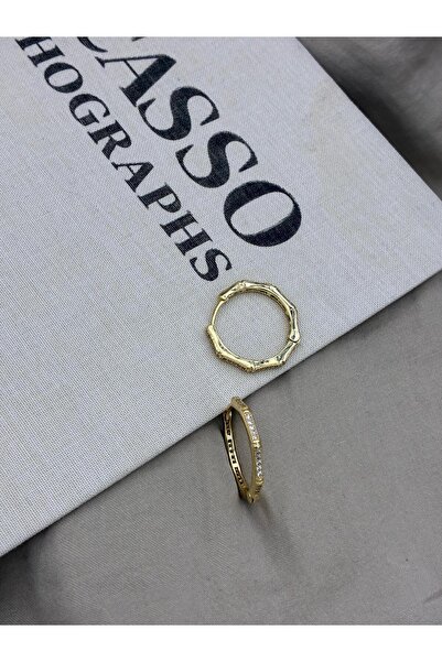 Hedef Bijuteri Gold Color Octagon Model Zircon Stone Hoop Earrings Cm95