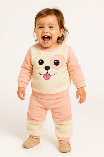 Bebelul Girls' matching blouse and pants set