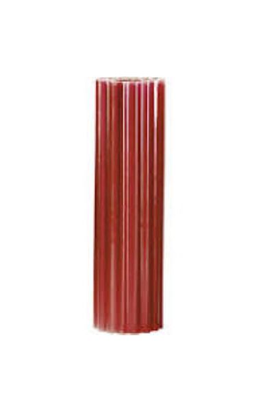DVA Corrugated fiberglass roll, opaque burgundy polyester 1m x 10 m