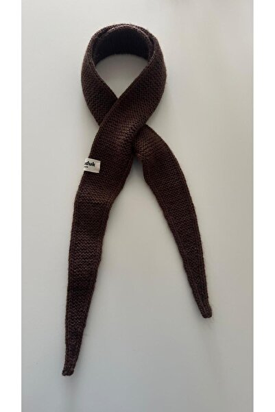 POFUDUK Sophie Knitted Scarf Shawl Pfdkf13 Bitter Brown