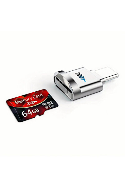 TPT USB Type-C Micro SD Kart Okuyucu + 64GB Hafıza Kartı Seti | Tak-Çalıştır ...