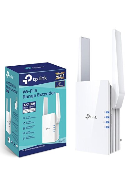 TP-LINK AX1800 (RE605X) Dual Band Wi-Fi 6 Range Extender White