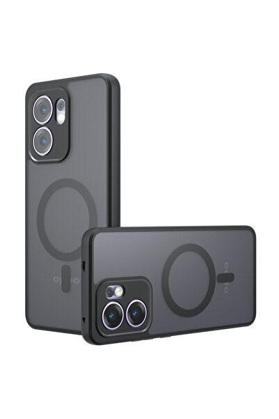 Techsuit Husa Oppo Reno13 F 5G PureFrost MagSafe, negru frost