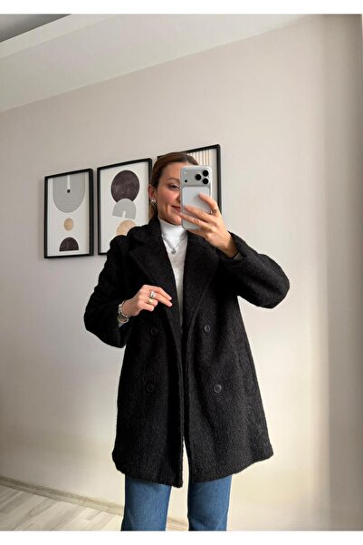 İNVİSUS Four Button Jacket - Oversized - Curly Plush